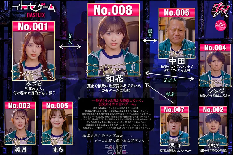梗图掀话题!AV版《鱿鱼游戏》最快高潮的玩家,将面临遭到淘汰的命运